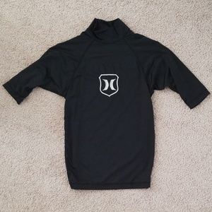 Hurley || Vintage Juniors Black Rash Guard